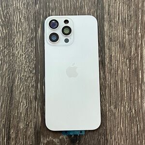 iPhone 16 Pro Max Back Glass  Replacement Part Assembly - White